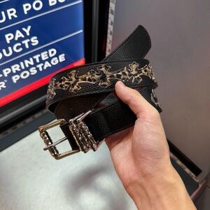 & Other Stories Black and Gold Men's Belt